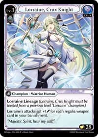 Lorraine, Crux Knight - Dawn of Ashes Prelude - Grand Archive TCG card