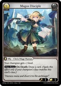 Magus Disciple - Dawn of Ashes Prelude - Grand Archive TCG card