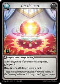 Orb of Glitter - Dawn of Ashes Prelude - Grand Archive TCG card