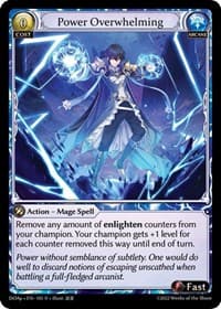 Power Overwhelming - Dawn of Ashes Prelude - Grand Archive TCG card