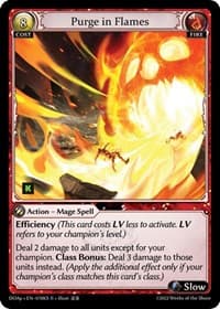 Purge in Flames (KS) - Dawn of Ashes Prelude - Grand Archive TCG card