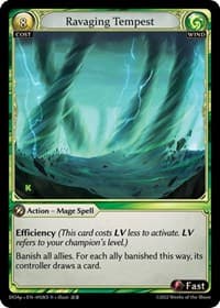 Ravaging Tempest - Dawn of Ashes Prelude - Grand Archive TCG card