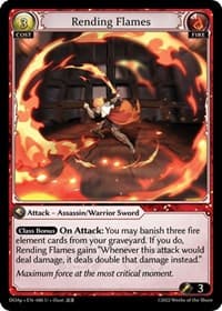 Rending Flames - Dawn of Ashes Prelude - Grand Archive TCG card
