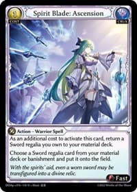 Spirit Blade: Ascension - Dawn of Ashes Prelude - Grand Archive TCG card