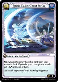 Spirit Blade: Ghost Strike - Dawn of Ashes Prelude - Grand Archive TCG card