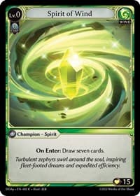 Spirit of Wind - Dawn of Ashes Prelude - Grand Archive TCG card