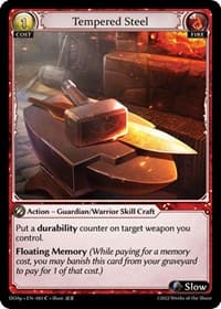 Tempered Steel - Dawn of Ashes Prelude - Grand Archive TCG card