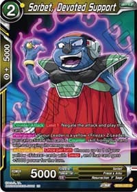 Sorbet, Devoted Support - Wild Resurgence - Dragon Ball Super: Masters card