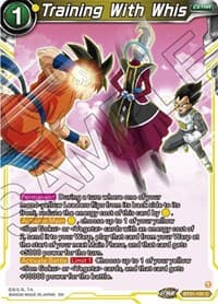Training With Whis - Wild Resurgence - Dragon Ball Super: Masters card
