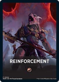 Reinforcement Theme Card - March of the Machine - Magic: The Gathering card