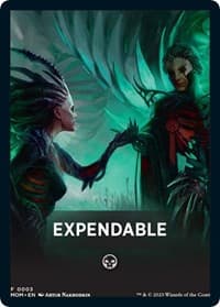 Expendable Theme Card - March of the Machine - Magic: The Gathering card