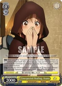 Unexpected Healing, Asuna - Sword Art Online Animation 10th Anniversary - Weiss Schwarz card