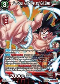 Son Goku, Full Power and Full Blast - Wild Resurgence - Dragon Ball Super: Masters card