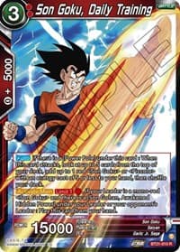 Son Goku, Daily Training - Wild Resurgence - Dragon Ball Super: Masters card