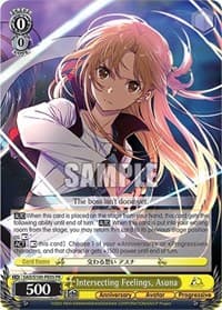 Intersecting Feelings, Asuna - Sword Art Online Animation 10th Anniversary - Weiss Schwarz card