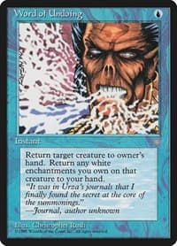 Word of Undoing - Ice Age - Magic: The Gathering card