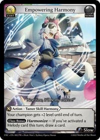 Empowering Harmony - Promotional Cards - Grand Archive TCG card