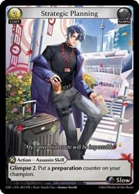 Strategic Planning - Promotional Cards - Grand Archive TCG card