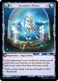 Arcanist's Prism - Kickstarter Promotional Cards - Grand Archive TCG card