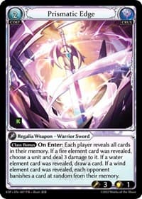 Prismatic Edge - Kickstarter Promotional Cards - Grand Archive TCG card