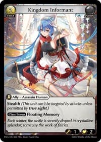 Kingdom Informant - Promotional Cards - Grand Archive TCG card
