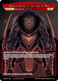 Dragon Armor of the God of War - Crimson Moon's Battleground - Force of Will card