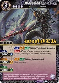Blacklance (Winner) - Battle Spirits Saga Promo Cards - Battle Spirits Saga card