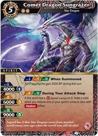 Comet Dragon Sungrazer - Battle Spirits Saga Promo Cards - Battle Spirits Saga card