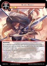 Blade Dance - Crimson Moon's Battleground - Force of Will card