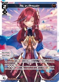 Ril, in Prayer (Parallel Foil) - Spread Diva - WIXOSS card