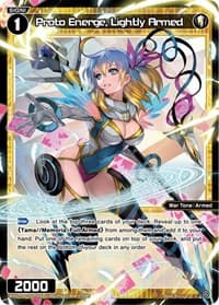 Proto Energe, Lightly Armed (Parallel Foil) - Spread Diva - WIXOSS card