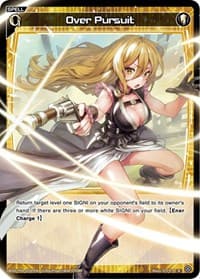 Over Pursuit (Parallel Foil) - Spread Diva - WIXOSS card