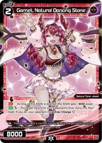 Garnet, Natural Dancing Stone (Parallel Foil) - Spread Diva - WIXOSS card