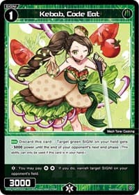 Kebab, Code Eat - Spread Diva - WIXOSS card