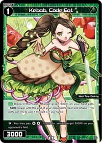 Kebab, Code Eat (Parallel Foil) - Spread Diva - WIXOSS card