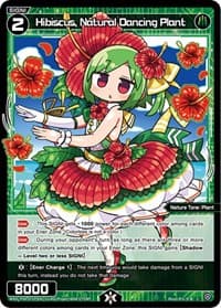 Hibiscus, Natural Dancing Plant (Parallel Foil) - Spread Diva - WIXOSS card