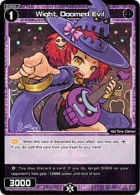 Wight, Doomed Evil - Spread Diva - WIXOSS card