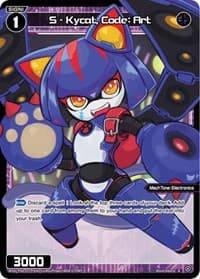 S - Kycat, Code: Art (Parallel Foil) - Spread Diva - WIXOSS card