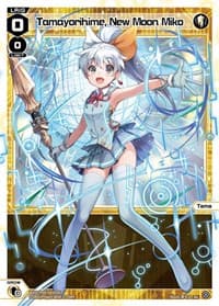 Tamayorihime, New Moon Miko - Spread Diva - WIXOSS card