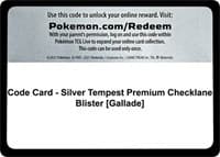 Code Card - Silver Tempest Premium Checklane Blister [Gallade] - SWSH12: Silver Tempest - Pokemon card
