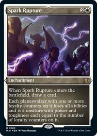 Spark Rupture (Foil Etched) - March of the Machine: The Aftermath - Magic: The Gathering card