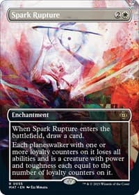 Spark Rupture (Borderless) - March of the Machine: The Aftermath - Magic: The Gathering card