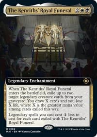 The Kenriths' Royal Funeral (Extended Art) - March of the Machine: The Aftermath - Magic: The Gathering card