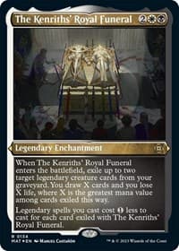 The Kenriths' Royal Funeral (Foil Etched) - March of the Machine: The Aftermath - Magic: The Gathering card