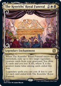 The Kenriths' Royal Funeral (Halo Foil) - March of the Machine: The Aftermath - Magic: The Gathering card