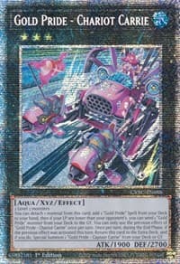 Gold Pride - Chariot Carrie (Starlight Rare) - Cyberstorm Access - YuGiOh card