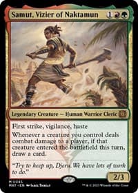 Samut, Vizier of Naktamun - March of the Machine: The Aftermath - Magic: The Gathering card
