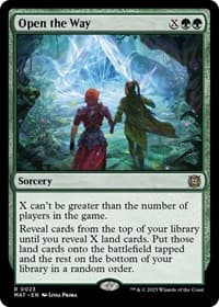 Open the Way - March of the Machine: The Aftermath - Magic: The Gathering card