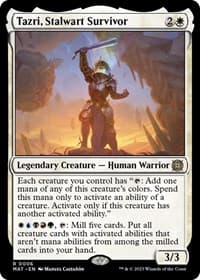 Tazri, Stalwart Survivor - March of the Machine: The Aftermath - Magic: The Gathering card