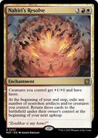 Nahiri's Resolve - March of the Machine: The Aftermath - Magic: The Gathering card